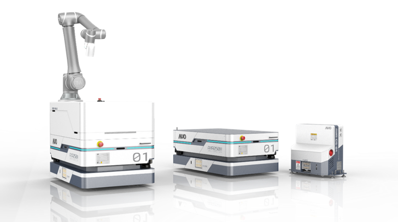 极速3D數位開發的自主式移動機器人（AMR250M），搭配全向輪並結合AI演算法、2D LiDAR、3D攝影機等技術，協助客戶實現產線全自動化